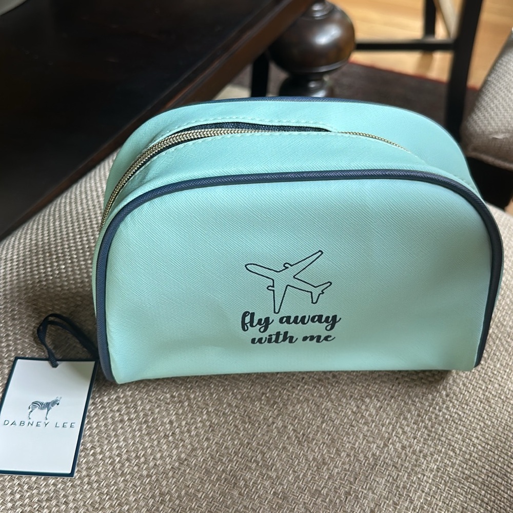 Dabney Lee Mint Green Travel Pouch